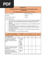 Project Monitoring Report Form | PDF | Learning | Teachers