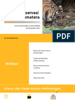 Status Konservasi Harimau Sumatera
