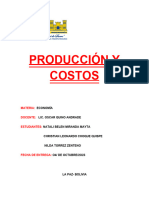 Produccion y Costos