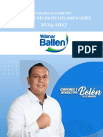 Programa de Gobierno Compromiso y Liderazgo Por Belen-Wilmar Ballén