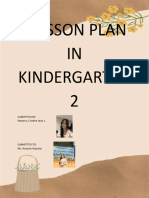 Lesson Plan in Kindergarten 2