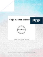 Yoga Asanas Workbook