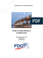 Florida Dept of Transportation - Structures Design Guidelines V1 Jan23