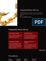 Caracteristicas Del Oro