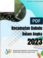 Kecamatan Babulu Dalam Angka 2023