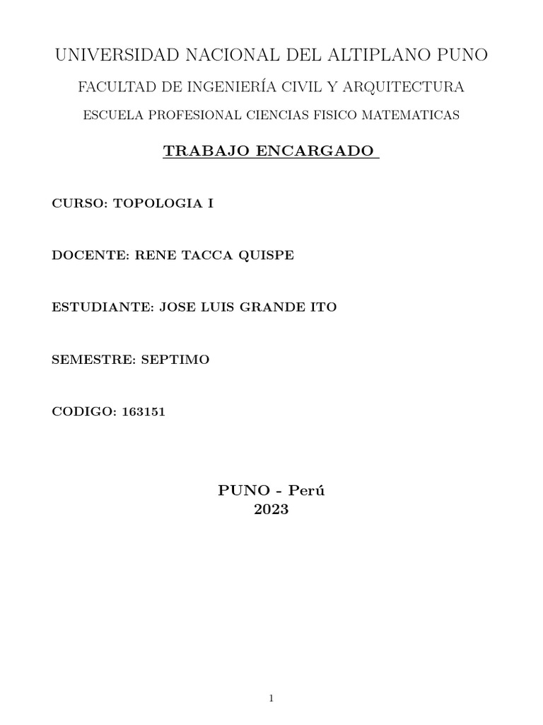 Trabajo de topologia i latex pdf topolog a topolog a general