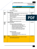 Jadual Program Transisi Tahun 1 2023