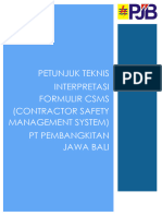 Interpretasi Formulir CSMS PJB - PLN