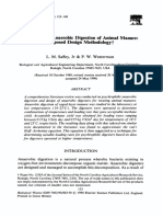1990 - Safley - Psychrophilic Anaerobic Digestion of Animal Manure - Proposed Design Methodology