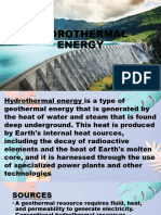 Hydrothermal Energy