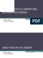 1 Brief History of Library