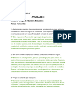 ATIVIDADE 4 de 2 N1 - SEGURO E CONSTITUIÇÃO DE RENDA