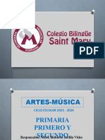 Artes Música 1roy 2do Primaria Ciclo Escolar 2023-24