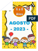 Agosto 6 A 8 Años