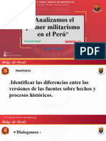 S 2 Analizamos El Primer Militarismo en El Peru