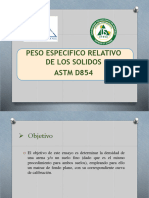 Tema 8. Peso Especã Fico Relativo de Los Sã Lidos.