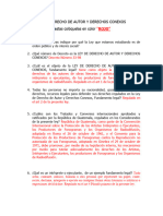 Cuestionario Sobre La Ley de Derechos de Autor.