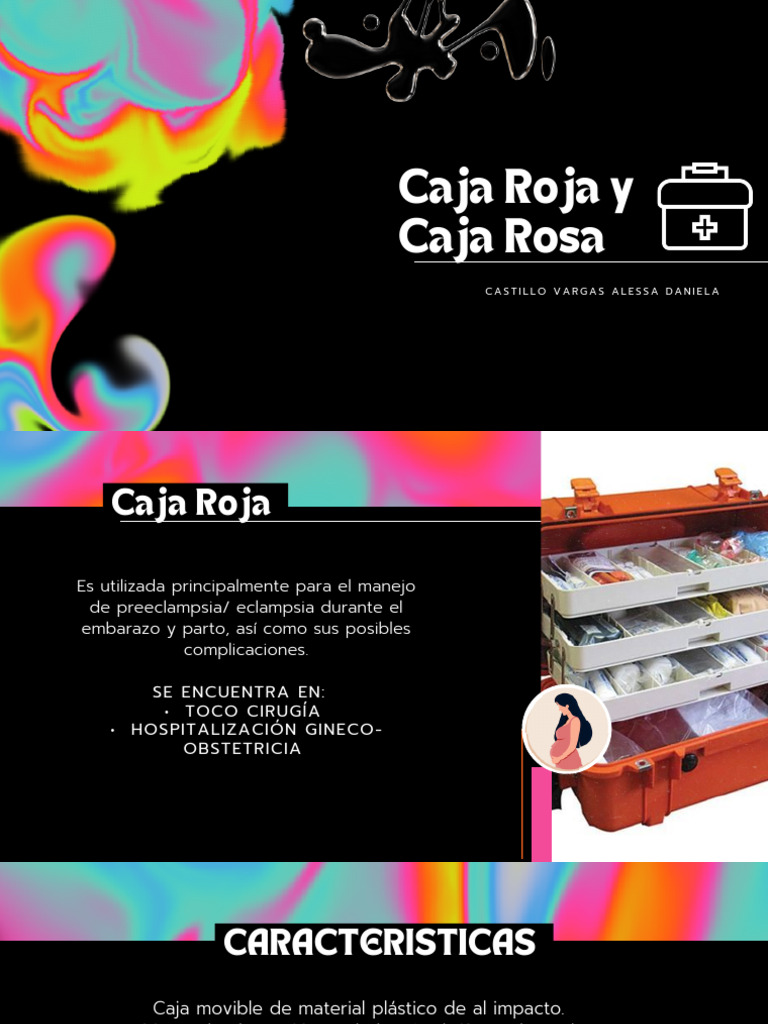Contenido de Cajas Rosa y Roja Obstétricas | PDF | Especialidades ...
