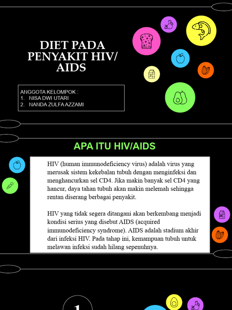 Gizi Diet Hiv Aids Nnda Uut | PDF
