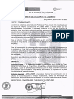 Decreto de Alcaldia #015-2023-Mplp
