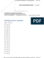 E198 Baja Presión de Combustible: Cerrar SIS Pantalla Anterior