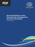 Recommendations On The Proactive Use of VDR Information (OCIMF, 2020 08)