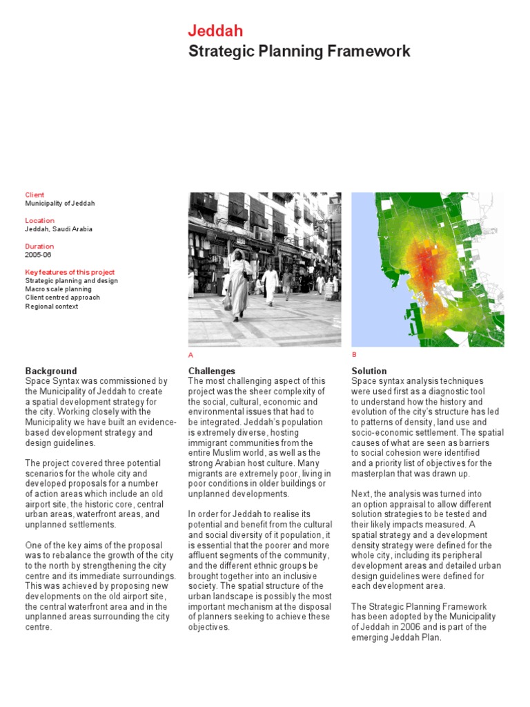 Jeddah Spatial Development Strategy | PDF | Strategic Management ...