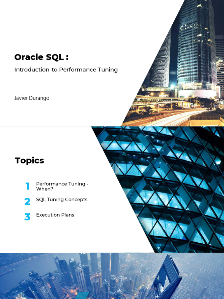 Advanced Oracle Sql Tuning Pdf