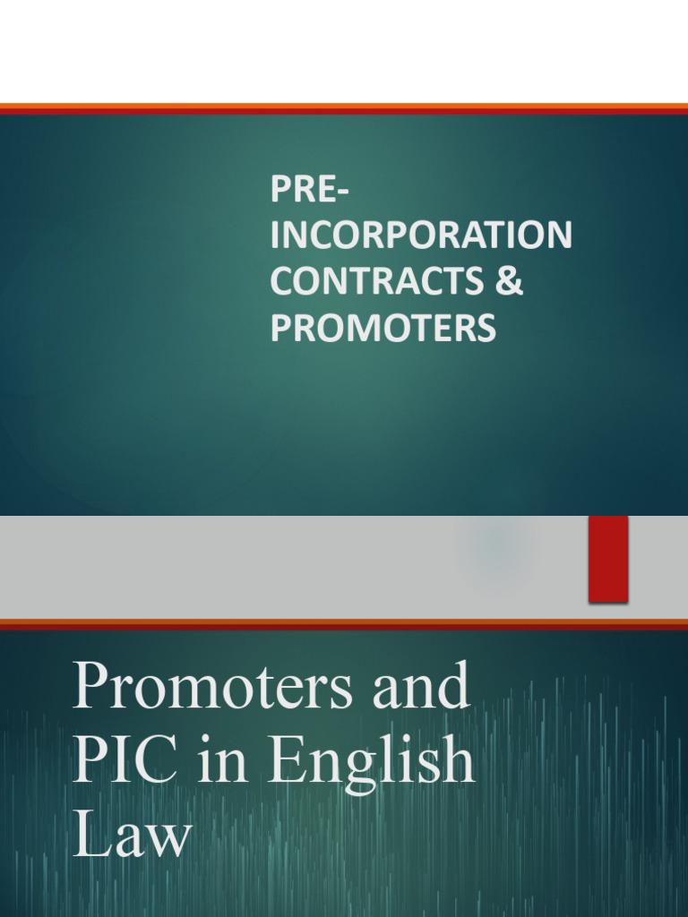 topic-3-promoters-and-pre-incorporation-contract-pdf-legal
