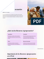 Recursos Agropecuarios Del Peru