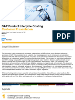 60 - SAP Product Lifecycle Costing - 09 - 05 - 2017