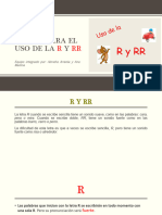 Reglas para El Uso de La R y RR