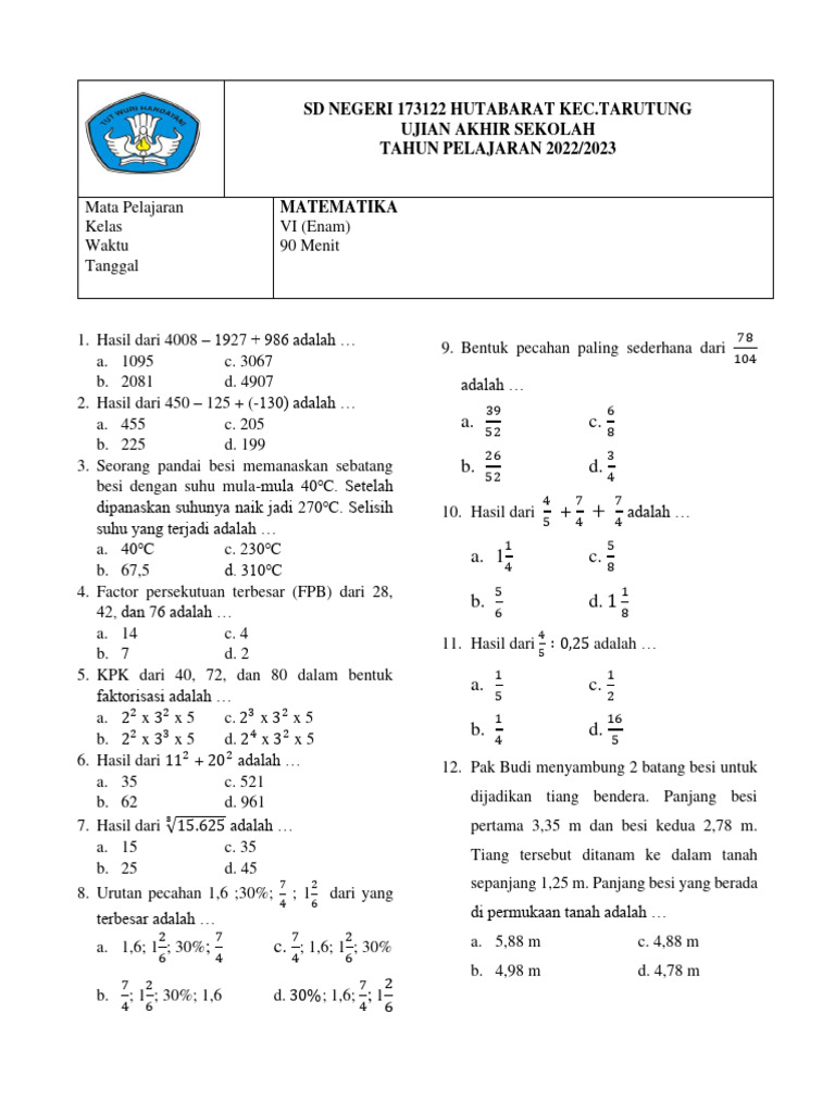 Soal Uas Mm Pdf