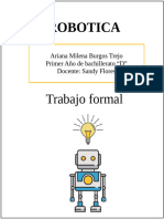 La Robotica: Trabajo Formal