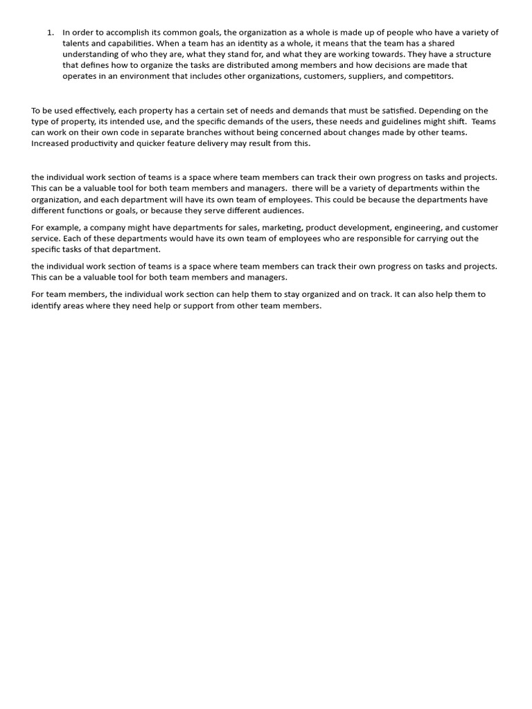 In Order To Accomplish Its Common Goals | PDF
