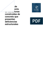 Tecnicas Reforzamiento Estructuras Construidas Concreto Deficiencias Estructurales