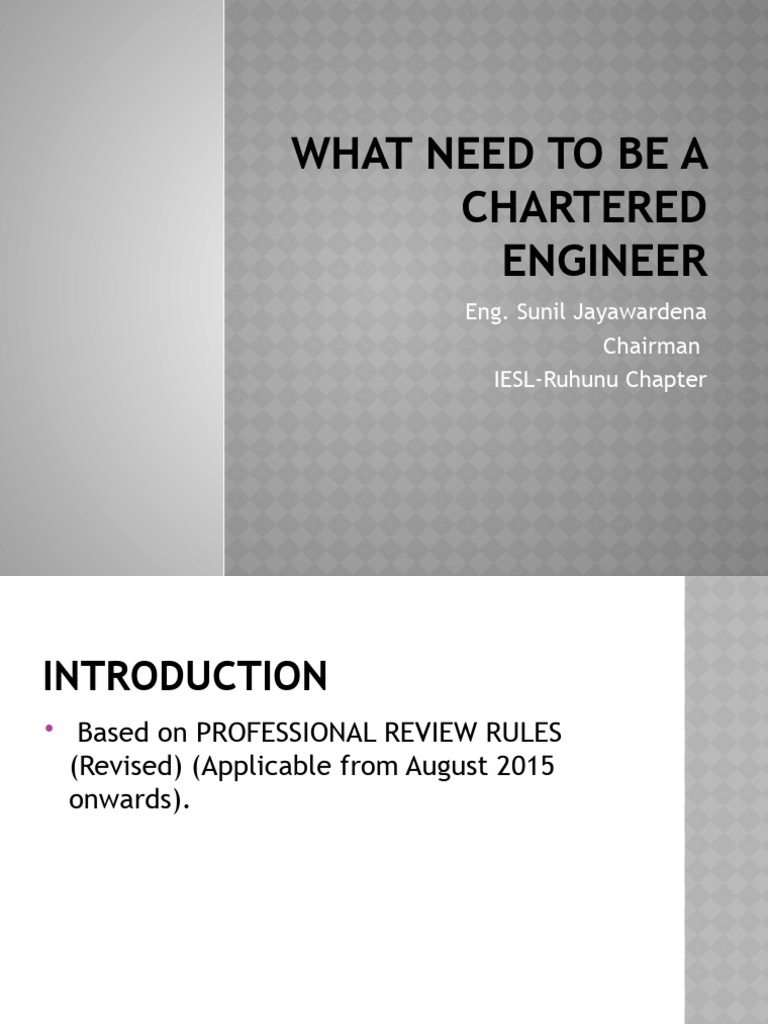 Chartered Engineer Competency Guide | PDF | Engineer | Cognition