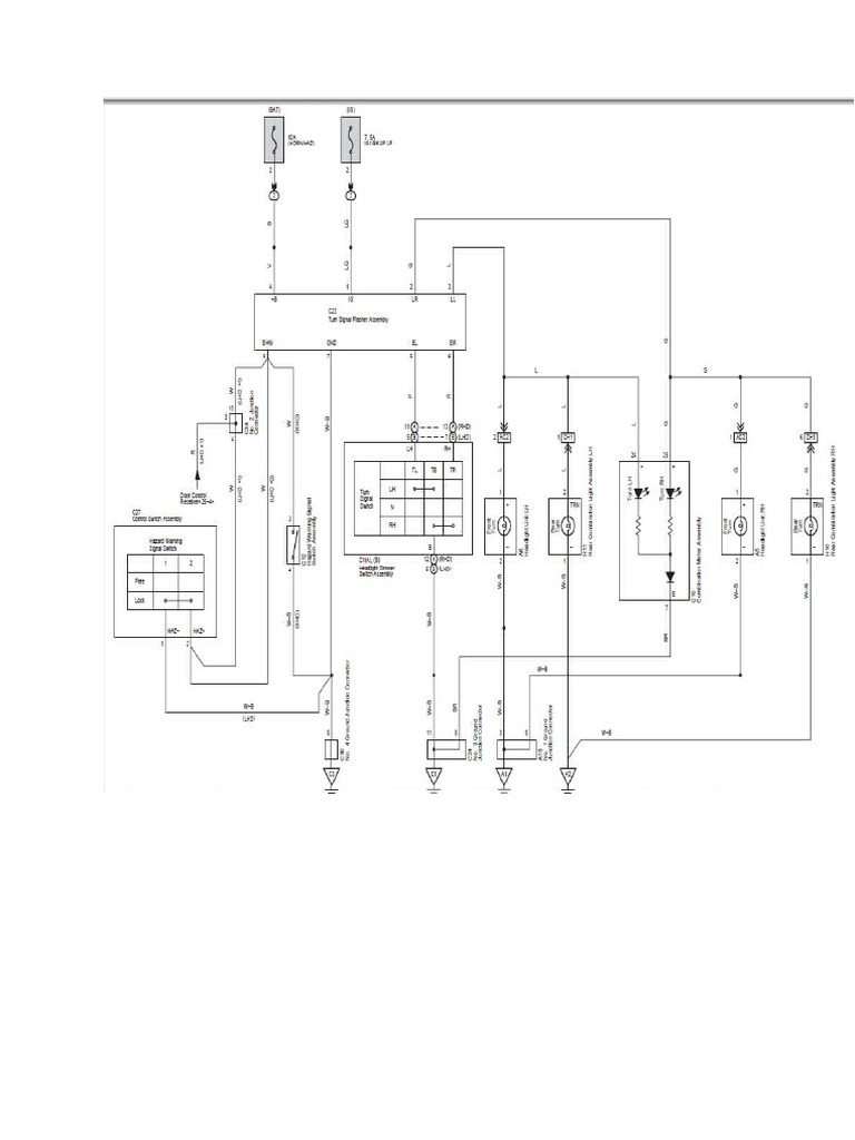 Wiring Diagram Turn Signal Agya | PDF