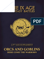 T9A Orcs and Goblins Sourcebook