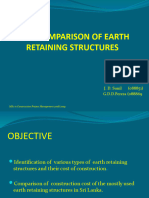 Cost Comparison of Earth Retaining Structures