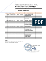 Jadwal Piket 27-30 Desember 2022