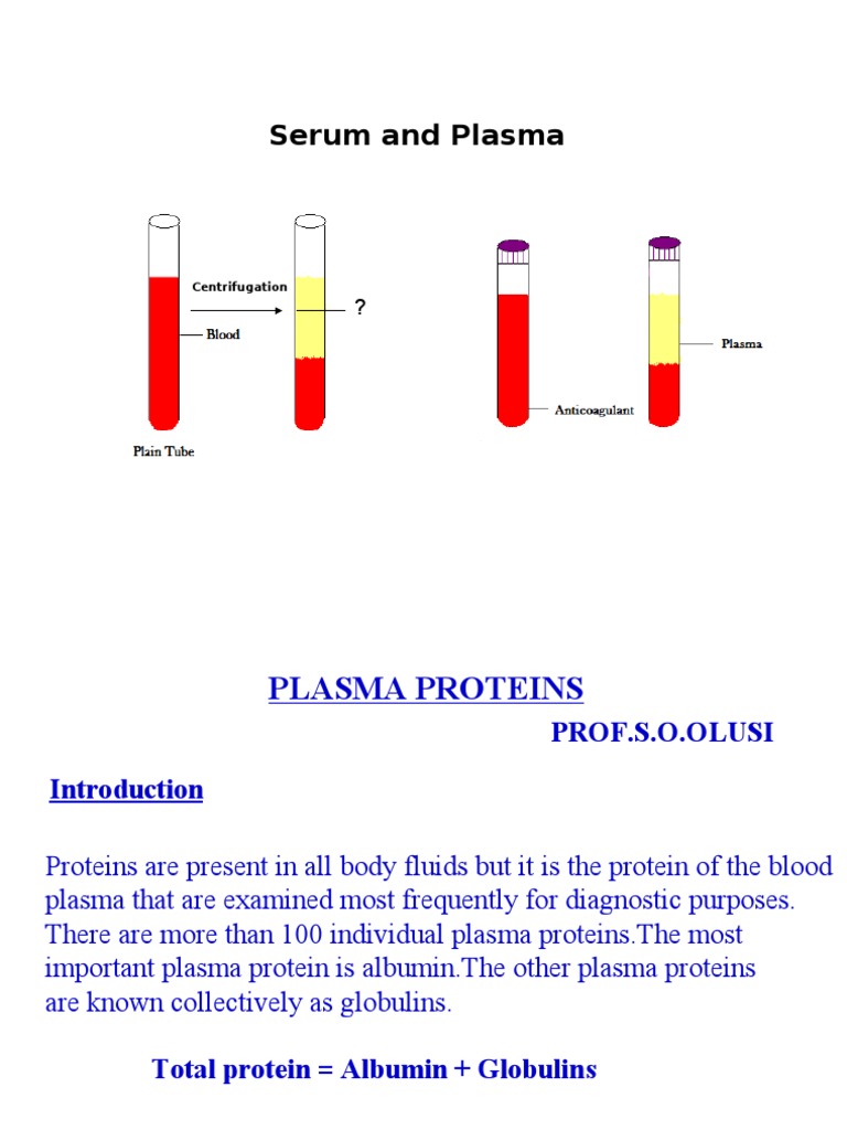 Lecture 10 Plasma Proteins 18 Sep 2006 Multiple