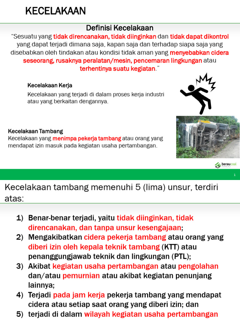 Dasar Dasar Pelaporan Kecelakaan Kerja Pdf