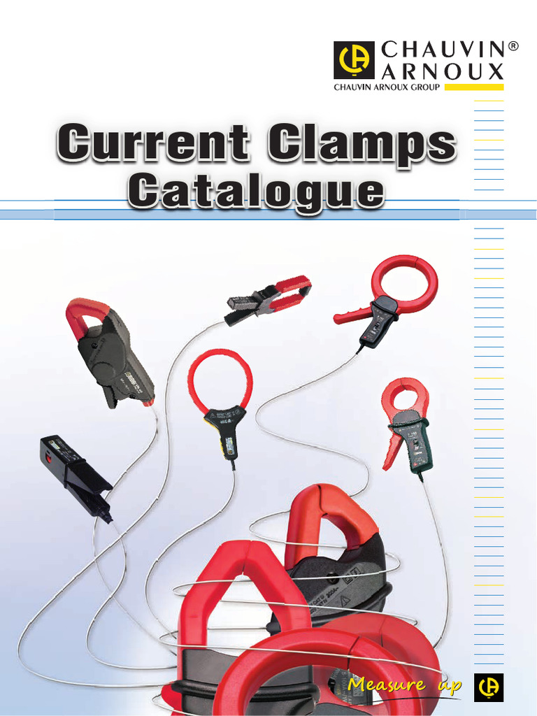 Chauvin Arnoux Current Clamps Catalogue PDF