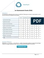 FAS Assessment Form
