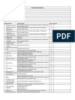 QC Audit Checklist
