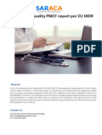 Building A Quality PMCF Report Per EU MDR: Ankit Shukla, Business Development Manager M: +1-993-591-2604
