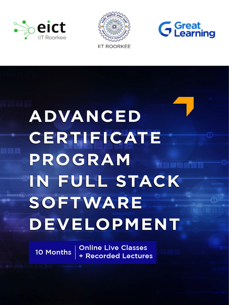 Iit Roorkee Full Stack Software Dev | PDF