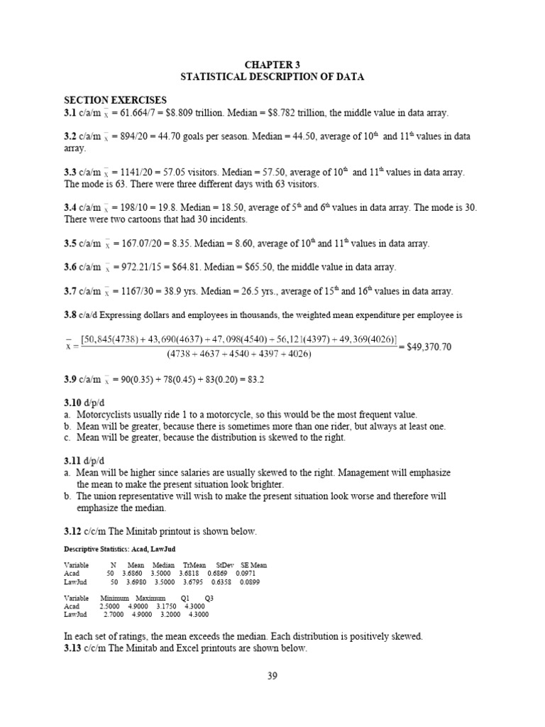 C/a/d Expressing Dollars and Employees in Thousands, The Weighted Mean