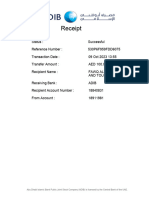 Receipt: Abu Dhabi Islamic Bank Public Joint Stock Company (ADIB) Is Licensed by The Central Bank of The UAE